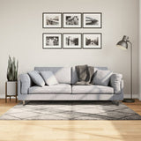 Vidaxl vloerkleed pamplona shaggy hoogpolig 120x170 cm beige antraciet - afbeelding 1