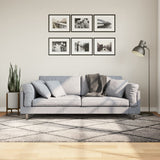Vidaxl vloerkleed pamplona shaggy hoogpolig 160x230 cm beige antraciet - afbeelding 1
