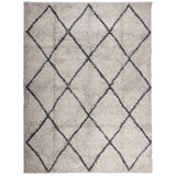 Vidaxl vloerkleed pamplona shaggy hoogpolig 300x400 cm beige antraciet - afbeelding 2