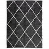 Vidaxl vloerkleed shaggy hoogpolig modern 300x400 cm zwart en crème