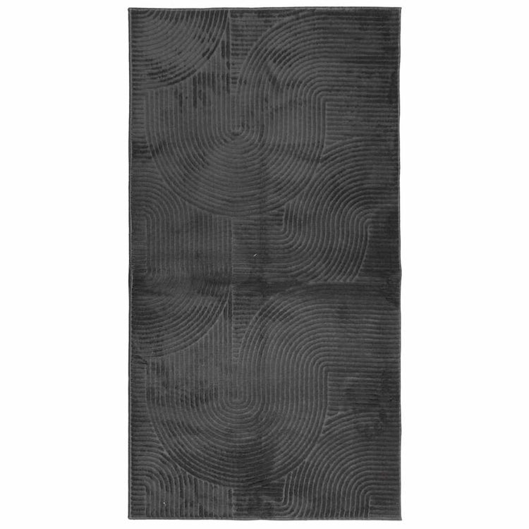 Vidaxl vloerkleed iza laagpolig scandinavisch 80x150 cm antraciet