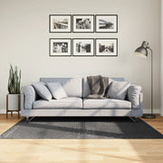 Vidaxl vloerkleed iza laagpolig scandinavisch 120x170 cm antraciet - afbeelding 1