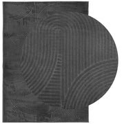 Vidaxl vloerkleed iza laagpolig scandinavisch 200x280 cm antraciet - afbeelding 3