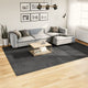 Vidaxl vloerkleed iza laagpolig scandinavisch 240x340 cm antraciet