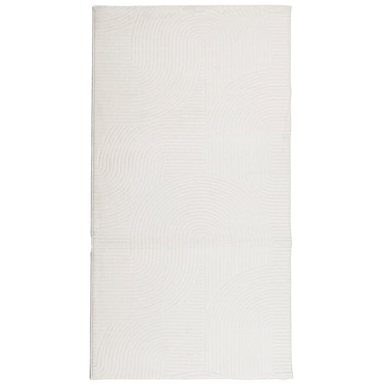 Vidaxl vloerkleed iza laagpolig scandinavisch 80x150 cm crèmekleurig