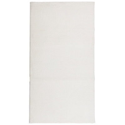 Vidaxl vloerkleed iza laagpolig scandinavisch 80x150 cm crèmekleurig