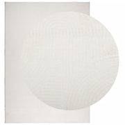 Vidaxl vloerkleed iza laagpolig scandinavisch 160x230 cm crèmekleurig - afbeelding 3