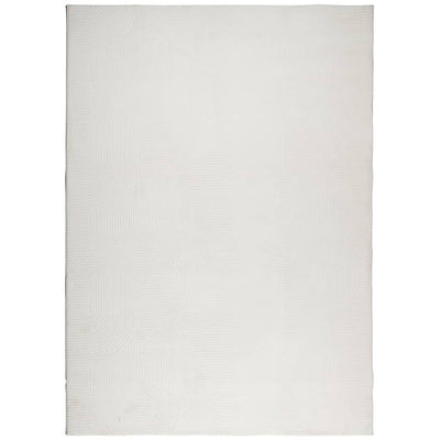 Vidaxl vloerkleed iza laagpolig scandinavisch 240x340 cm crèmekleurig