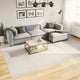 Vidaxl vloerkleed iza laagpolig scandinavisch 240x340 cm crèmekleurig