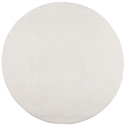 Vidaxl vloerkleed iza laagpolig scandinavisch ø 120 cm crèmekleurig - afbeelding 2