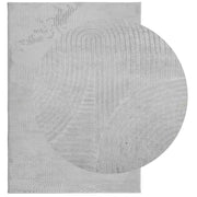 Vidaxl vloerkleed iza laagpolig scandinavisch 160x230 cm grijs - afbeelding 3