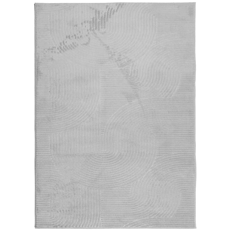 Vidaxl vloerkleed iza laagpolig scandinavisch 240x340 cm grijs