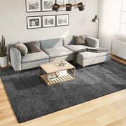 Vidaxl vloerkleed oviedo laagpolig 240x340 cm antracietkleurig - afbeelding 1