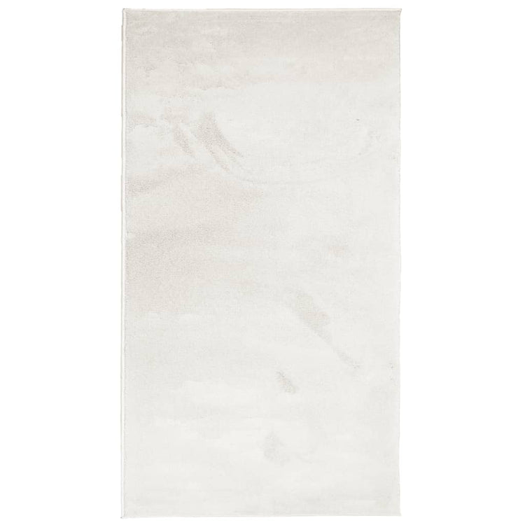 Vidaxl vloerkleed oviedo laagpolig 80x150 cm beige