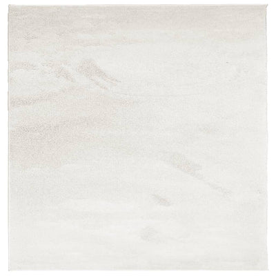 Vidaxl vloerkleed oviedo laagpolig 120x120 cm beige