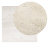 Vidaxl vloerkleed oviedo laagpolig 120x120 cm beige