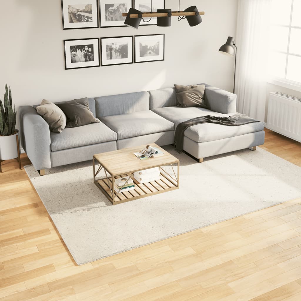 Vidaxl vloerkleed oviedo laagpolig 200x280 cm beige