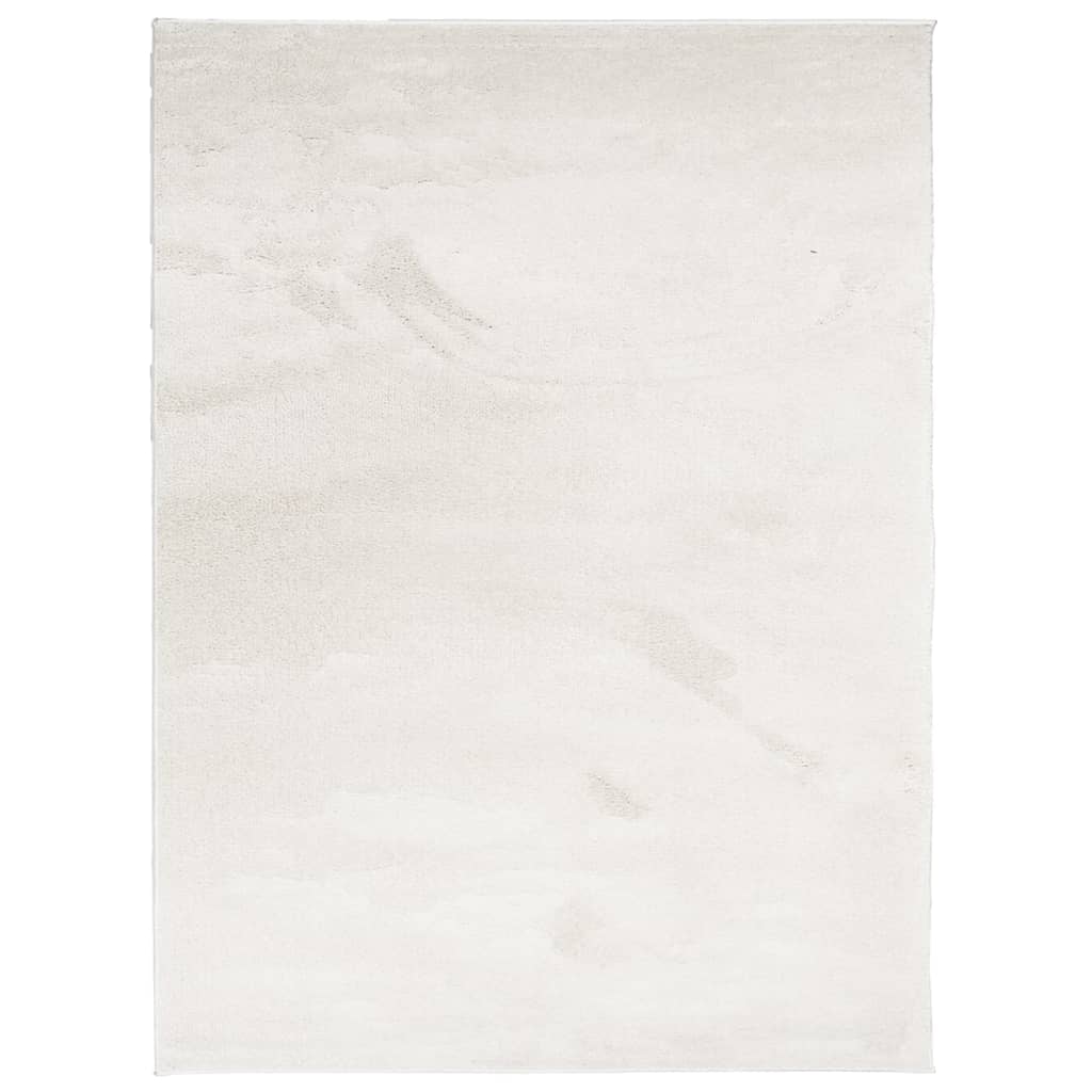 Vidaxl vloerkleed oviedo laagpolig 240x340 cm beige