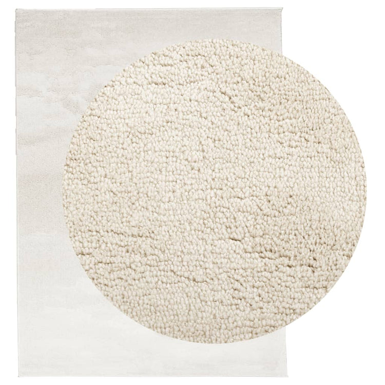 Vidaxl vloerkleed oviedo laagpolig 240x340 cm beige