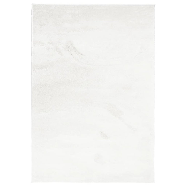 Vidaxl vloerkleed oviedo laagpolig 200x280 cm crèmekleurig