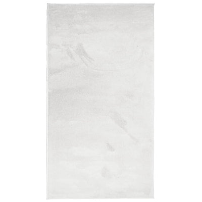 Vidaxl vloerkleed oviedo laagpolig 60x110 cm grijs