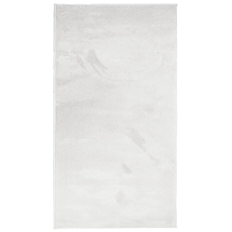 Vidaxl vloerkleed oviedo laagpolig 60x110 cm grijs