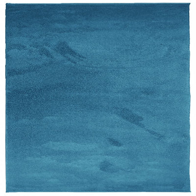 Vidaxl vloerkleed oviedo laagpolig 120x120 cm turquoise
