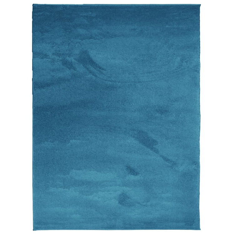 Vidaxl vloerkleed oviedo laagpolig 240x340 cm turquoise