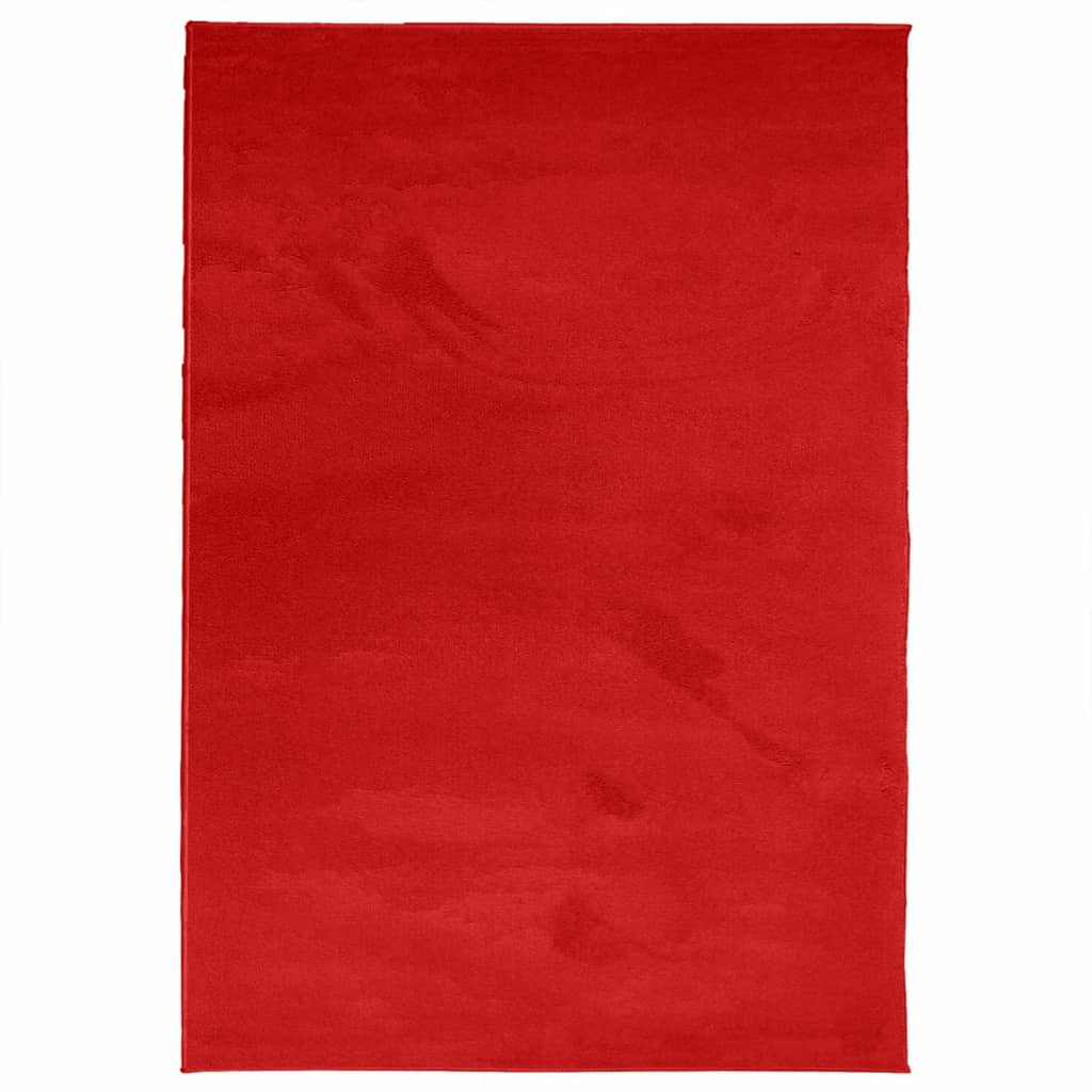 Vidaxl vloerkleed oviedo laagpolig 200x280 cm rood