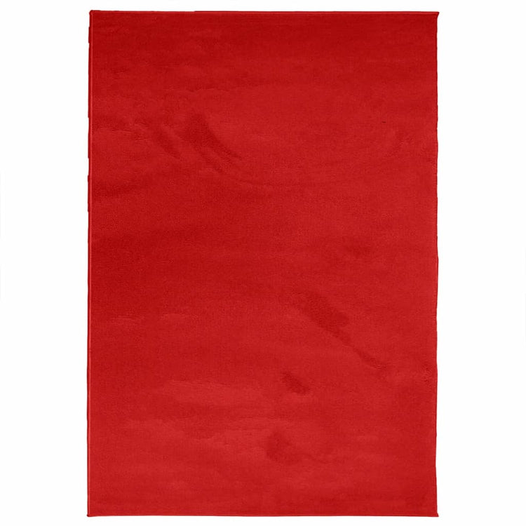 Vidaxl vloerkleed oviedo laagpolig 200x280 cm rood