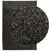 Vidaxl vloerkleed istan hoogpolig glanzend 140x200 cm antracietkleurig - afbeelding 3