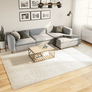Vidaxl vloerkleed istan hoogpolig glanzend 240x340 cm crèmekleurig - afbeelding 1