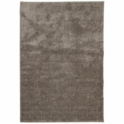 Vidaxl vloerkleed istan hoogpolig glanzend 120x170 cm grijs
