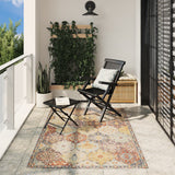 Vidaxl vloerkleed arbizu binnen en buiten vintage stijl 140x200 cm - afbeelding 1