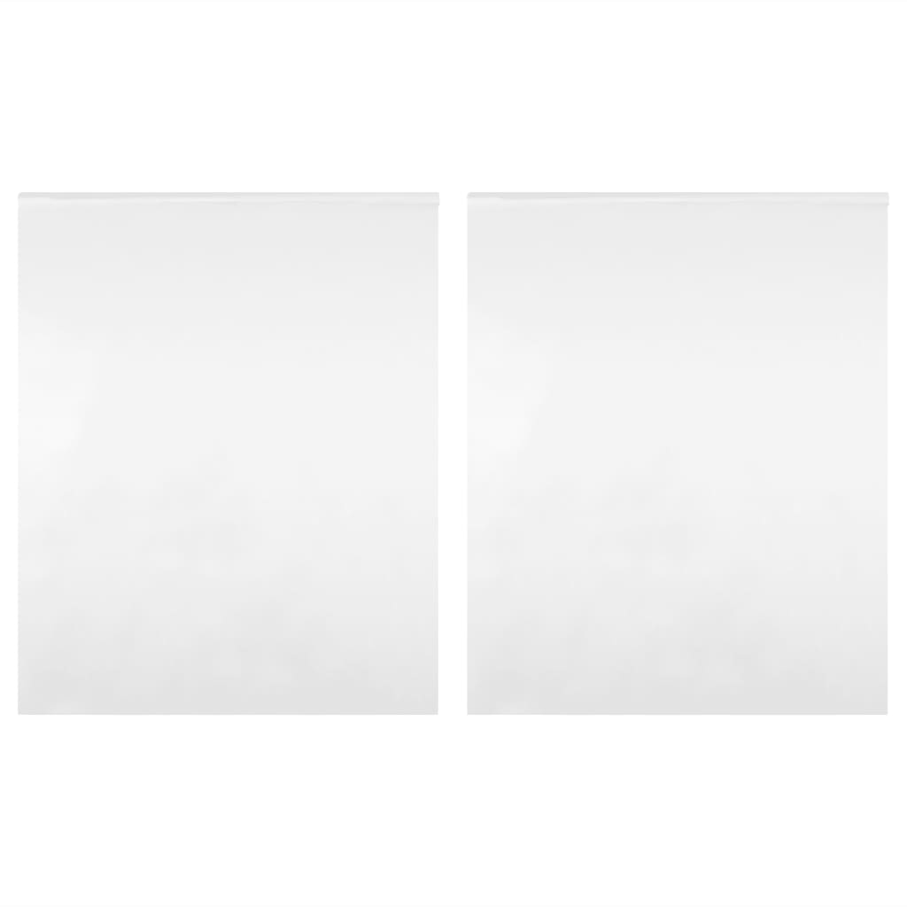 Vidaxl spiegelfolies 2 stuks zelfklevend 60x200 cm pet