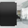 Vidaxl raamfolies 3 st statisch mat pvc zwart