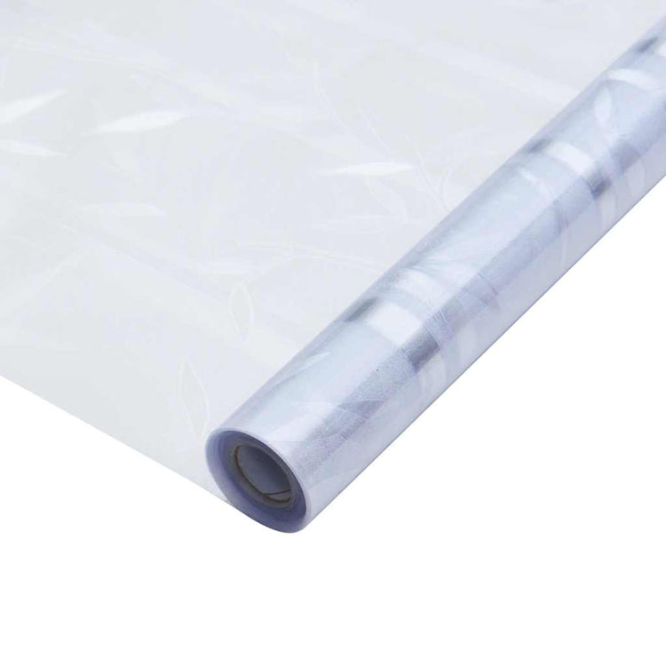 VidaXL Raamfolies 2 st mat bamboepatroon PVC