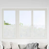 Vidaxl raamfolies 4 st mat bloemenpatroon pvc