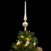 Vidaxl kunstkerstboom met scharnieren 150 led en kerstballen 120 cm - afbeelding 2