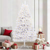 Vidaxl kunstkerstboom met 300 led wit 210 cm pvc en metaal