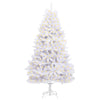 Vidaxl kunstkerstboom met 300 led wit 210 cm pvc en metaal