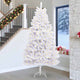 Vidaxl kunstkerstboom 300 led's pvc en staal wit