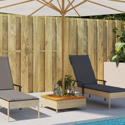 Vidaxl parasolvoetbedekking 70x70x25 cm poly rattan acaciahout beige - afbeelding 3