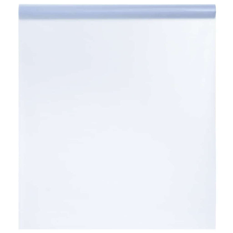 Vidaxl raamfolie statisch mat grijs 60 x 1000 cm pvc
