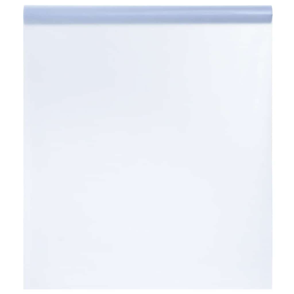 Vidaxl raamfolie statisch mat grijs 60 x 1000 cm pvc
