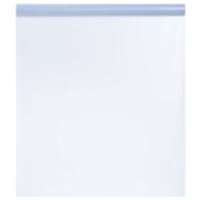 Vidaxl raamfolie statisch mat grijs 60 x 1000 cm pvc - afbeelding 1
