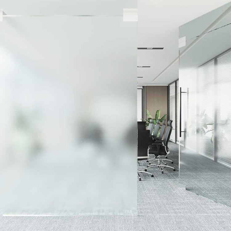 Vidaxl raamfolie statisch mat grijs 60 x 1000 cm pvc