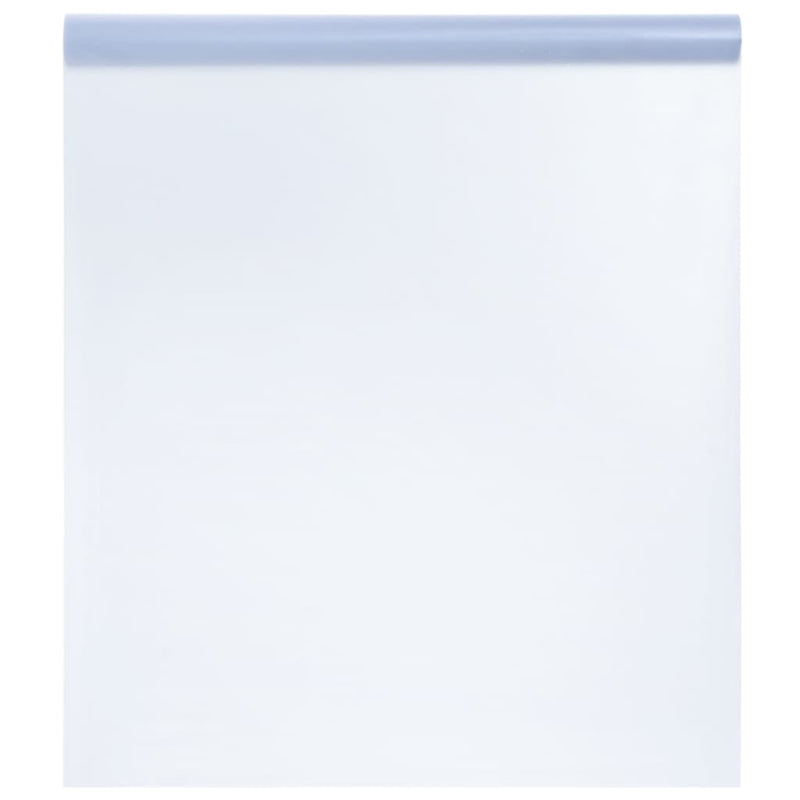 Vidaxl raamfolie statisch mat grijs 90 x 1000 cm pvc