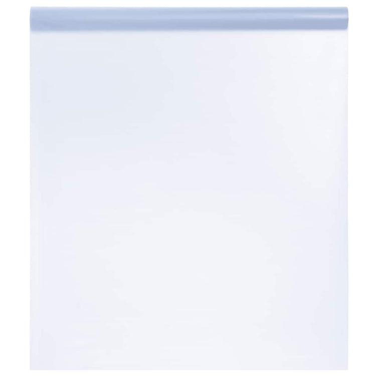 Vidaxl raamfolie statisch mat grijs 90 x 2000 cm pvc