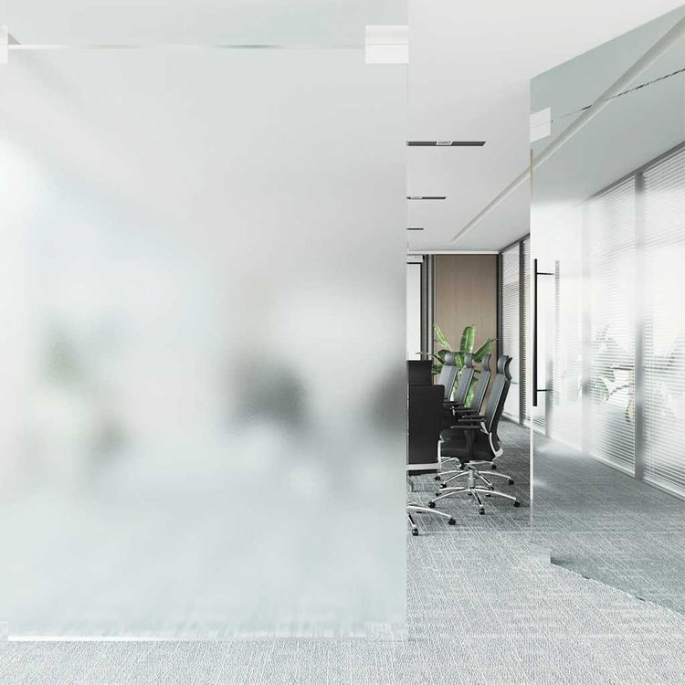 Vidaxl raamfolie statisch mat grijs 90 x 2000 cm pvc